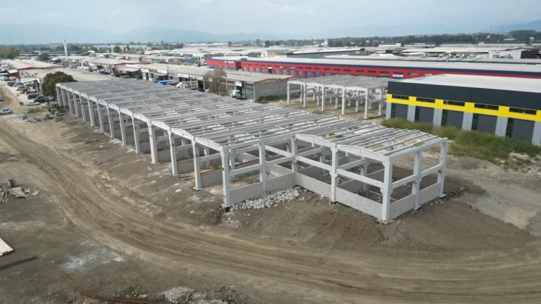 Düzce Modern Sanayi Sitesi’nde Kaba İnşaat Tamamlandı