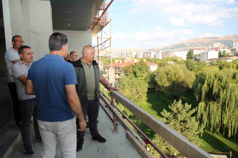 Erzurum OBM Yeni Hizmet Binası İnşaatı Sürüyor