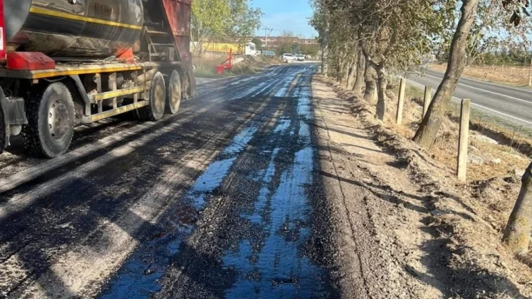 Vize’de Yol Yapım Çalışmaları Sürüyor