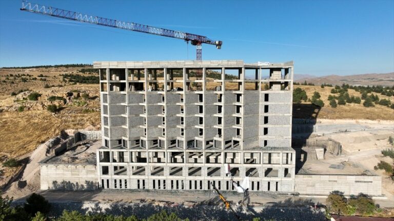 Battalgazi’de Polis Evi İnşaatı Hızla Devam Ediyor