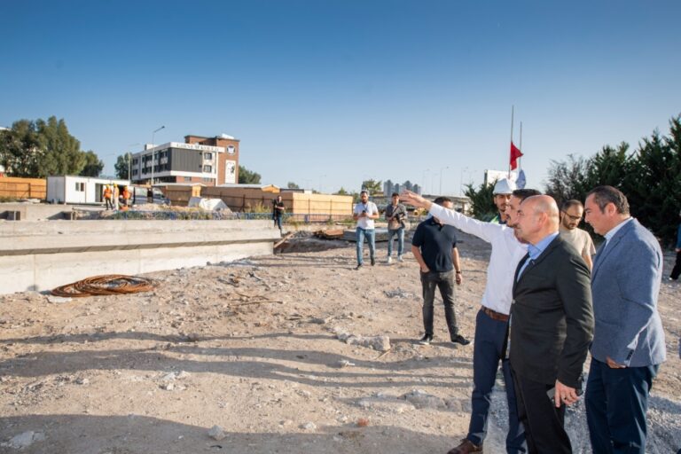 Çiğli’de Taşıt Köprüsü Projesi Hızla Sürüyor