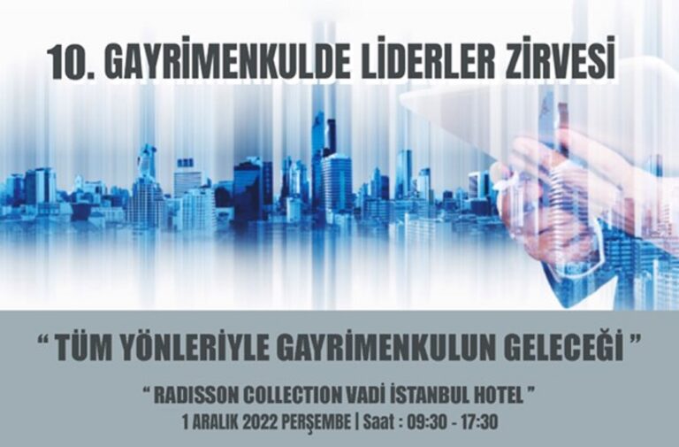 11. Gayrimenkulde Liderler Zirvesi Başlıyor