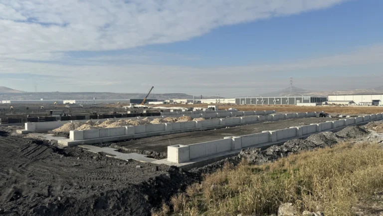 Kayseri Serbest Bölge’de İnşaat Çalışmaları Sürüyor