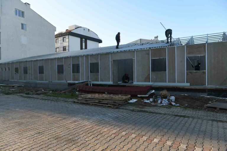 Lapseki’de Tarım ve Orman Müdürlüğü Binası İnşaatı Devam Ediyor