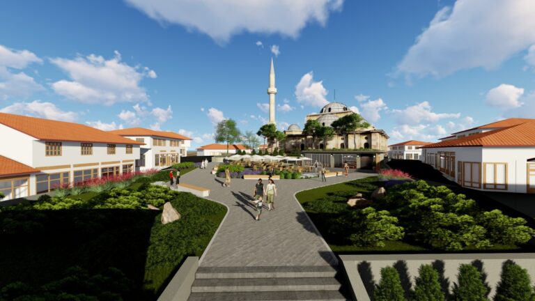 Çankırı Büyük Cami Önü Meydan Düzenlemesi ve Yer Altı Otoparkı Projesinde Açılış Yapıldı