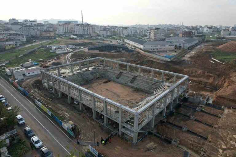 Çayırova Sporcu Fabrikası’nda İnşaat Çalışmaları Hızla Sürüyor