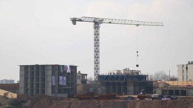 Adıyaman’da Kayserispor Adına İnşa Edilen 250 Konutta Çalışmalar Sürüyor