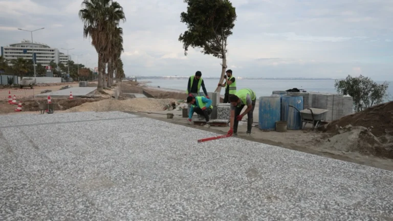 Konyaaltı Sahil 2. Etap Projesinde Çalışmaları Hızla İlerliyor