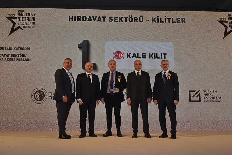 Kale Kilit, İhracatın Metalik Yıldızları Ödülleri’nde 16. Kez Zirvede 