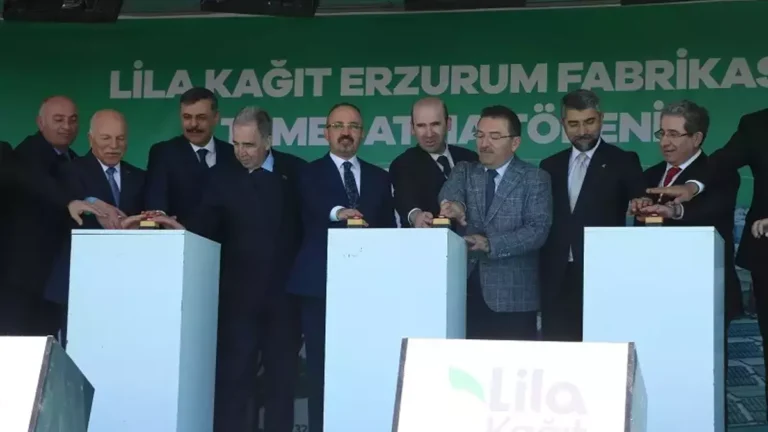 Lila Kağıt’ın Yeni Üretim Tesisinde Temel Atıldı