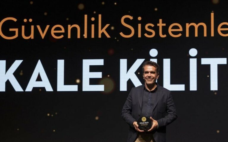 Kale Kilit, Türkiye’nin En İtibarlı İş Ortakları Araştırması’nda Güvenlik Sistemleri Kategorisinde “B2B Excellence Ödülü”nü Kazandı