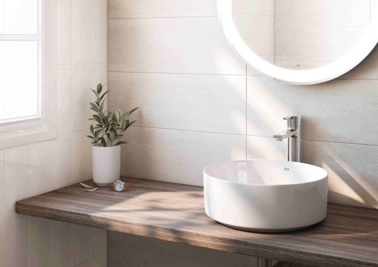 Roca’dan Dar Banyo Alanları İçin Estetik ve İşlevsel Lavabo Tasarımları