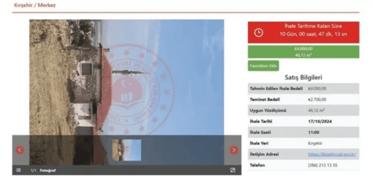 Milli Emlak’tan 9 bin TL’den başlayan fiyatlarla arsa satışı