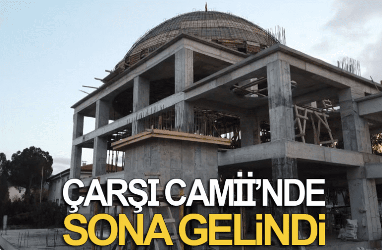Beyağaç’ta Çarşı Camii’nde sona gelindi