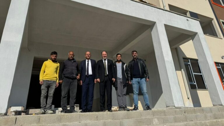 OKUL İNŞAATLARIMIZ HIZ KESMEDEN DEVAM EDİYOR