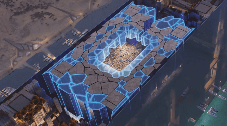 Mega kent projesi The Line’ın ilk bölümü yükselmeye başladı