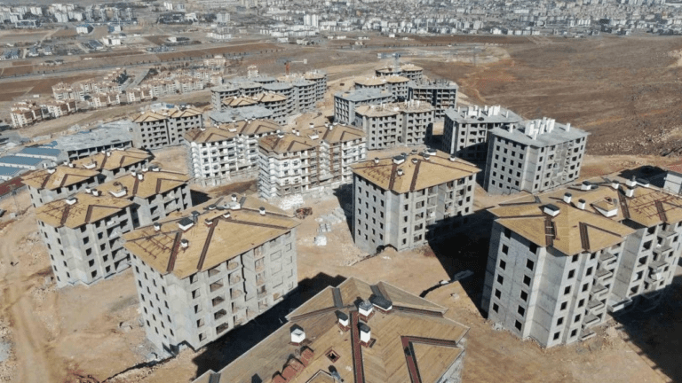 Elazığ’da 608 konutun kaba inşaatı tamamlandı