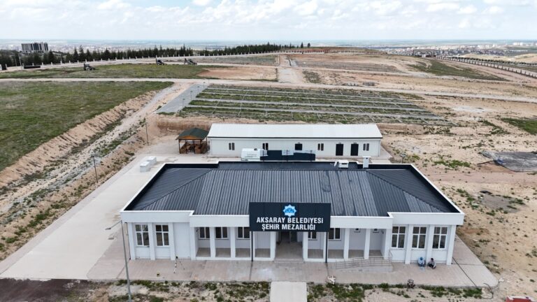 YENİ ŞEHİR MEZARLIĞI KÜLLİYESİNDE İNŞAAT ÇALIŞMALARI PLANLANDIĞI BİÇİMDE İLERLİYOR