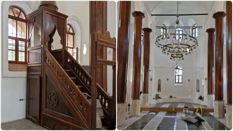 Bursa’da restorasyonu tamamlanan Özlüce Camisi ibadete açılacak