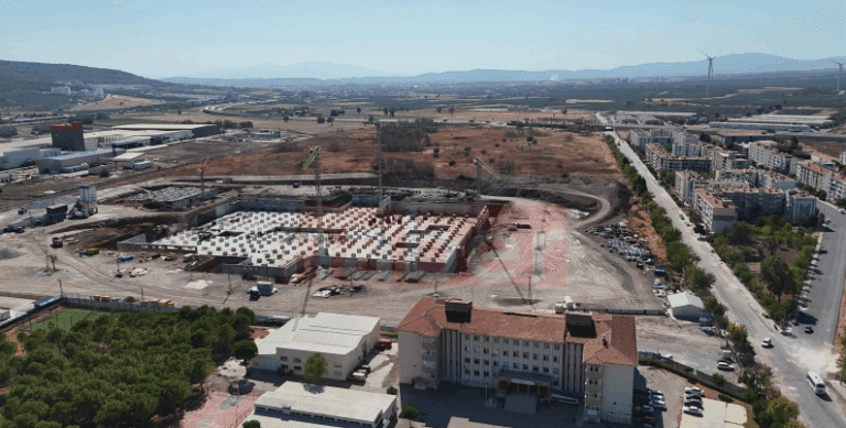 Akhisar’a 450 Yataklı Yeni Devlet Hastanesi Hızla İlerliyor