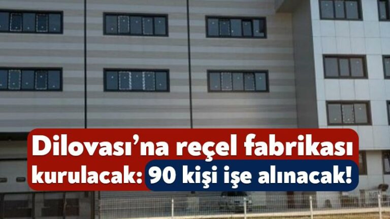 Kerry Gıda Şirketi Dilovası’na reçel fabrikası kuracak: 90 kişi işe alınacak!