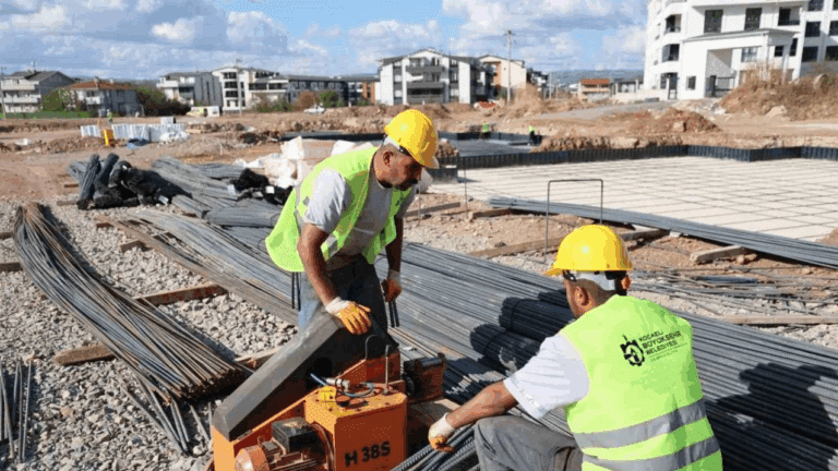 Kartepe Evleri projesinde inşaat çalışmaları sürüyor