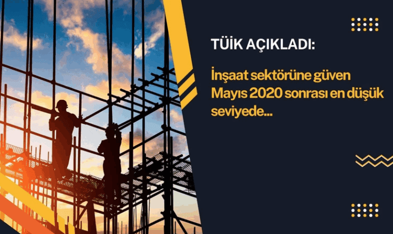 İnşaat güveni 5,5 yılın dibinde: Perakende güveni arttı