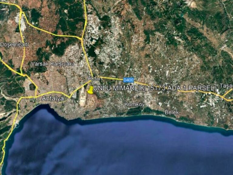 Antalya’da 4 yıldızlı otel için ÇED süreci başladı