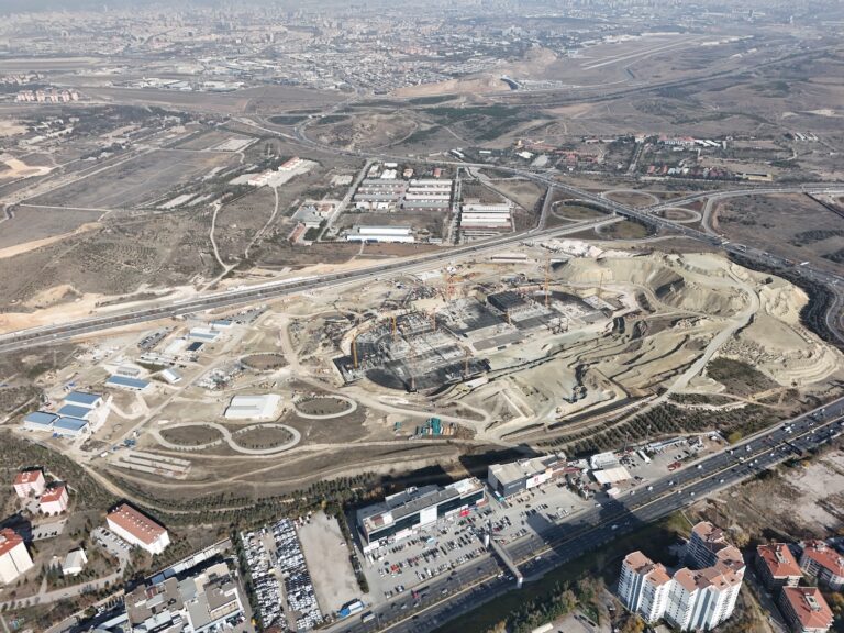 Dışişleri Bakanlığının yeni yerleşkesi inşaatı hızla ilerliyor