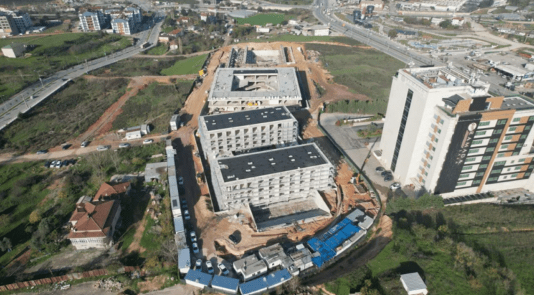 Çayırova Spor Lisesi’nde İnşaat Çalışmaları Hızla Sürüyor