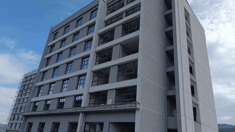 Karabük Merkez’de Öğrenci Yurdunun İnşaat Çalışmaları Aralıksız Sürüyor