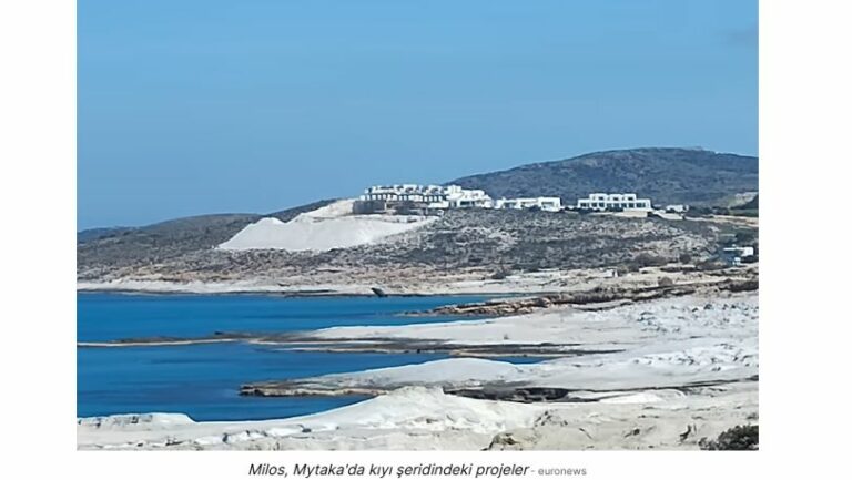 Ünlü Sarakiniko Plajı, otel inşaatı nedeniyle tehlike altında