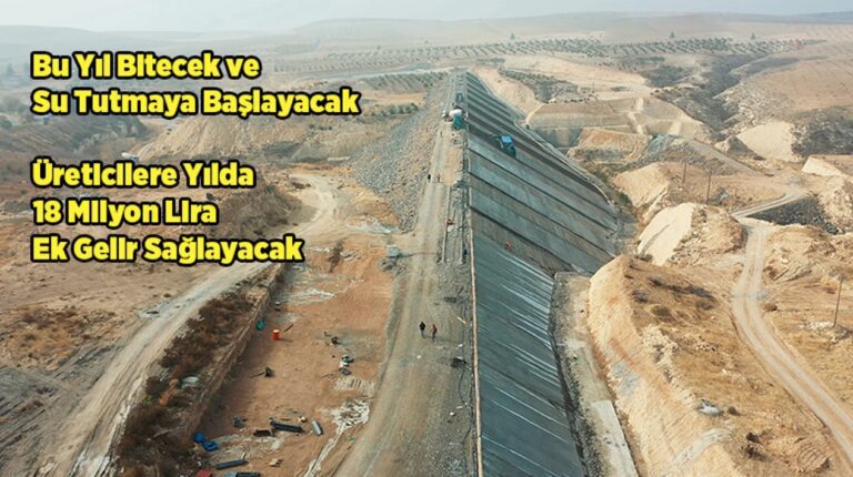 Şanlıurfa’da Yapılan Karakız Barajı’nda İnşaat Hızla Devam Ediyor