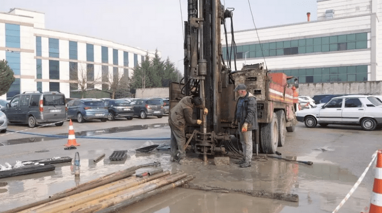 400 yataklı hastane yapımı için zemin etüt çalışmaları başladı