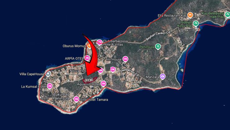 Antalya Kaş’a 393,7 milyon TL’lik yeni otel yatırımı